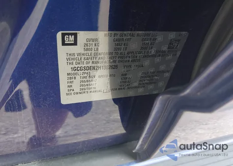 2017 Chevrolet Colorado Z71 from USA, damaged, VIN 1GCGSDEN2H1302626